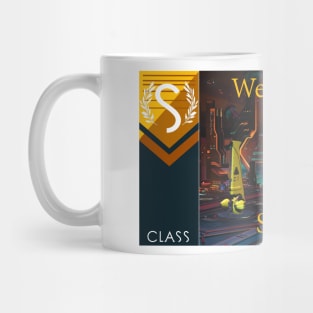 no mans sky themed welcome to the ship show Mug